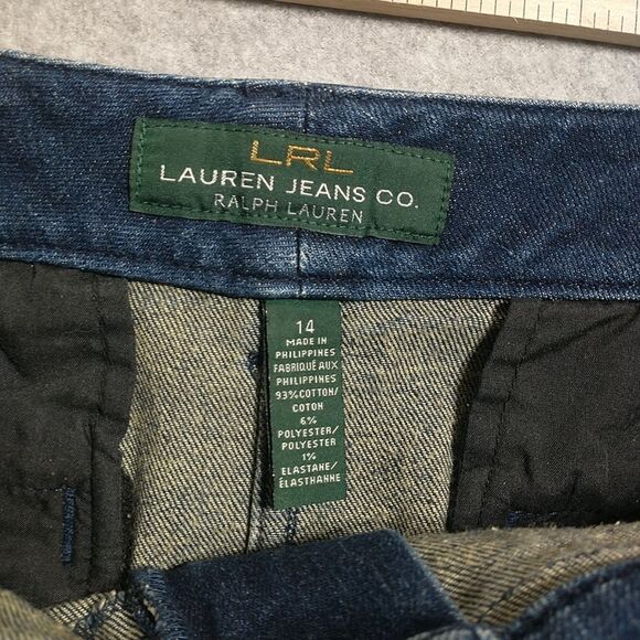 Lauren Ralph Lauren Dark Wash Women's SZ 14 Denim Skirt, . - Picture 3 of 7